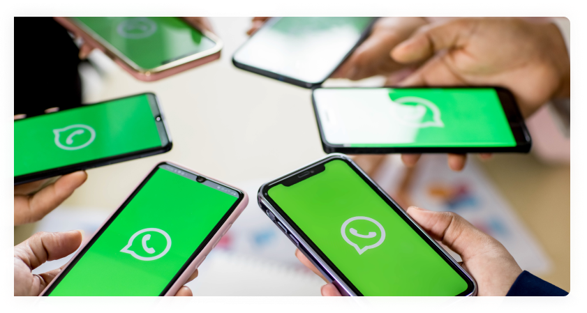 WhatsApp integration on phones